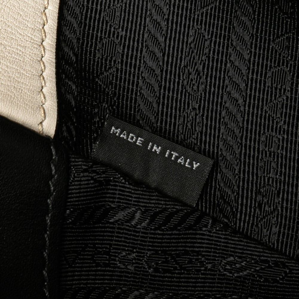PRADA Black Leather Tote Bag - Picture 12 of 14